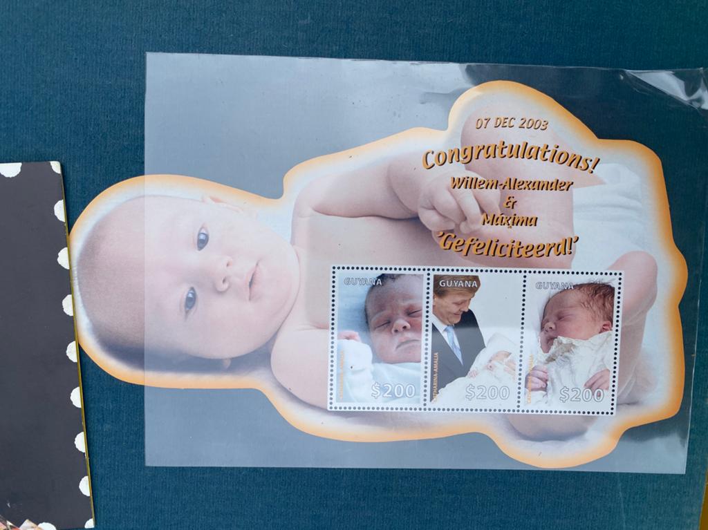 Postzegels prinses Catharina-Amalia op 7 december 2003., Ophalen of Verzenden, Nederland
