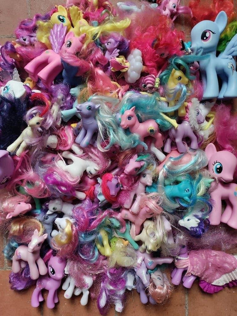 Heel veel My Little Pony G2 en G3 @ Betonnerie markt, Ophalen, Gebruikt