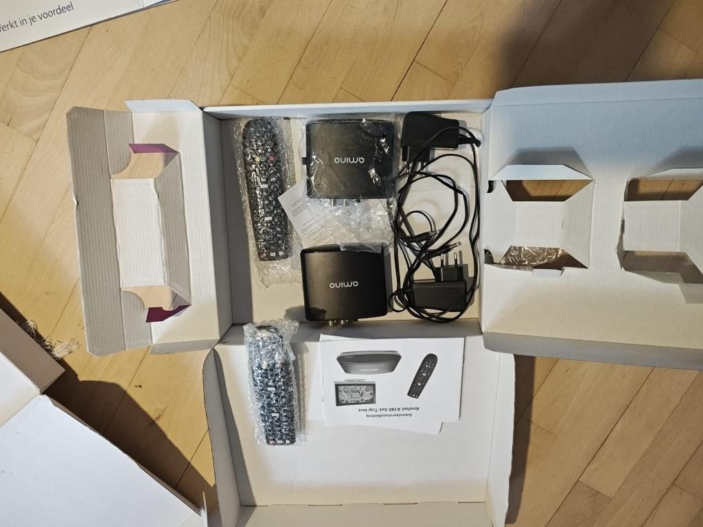 Amino AmiNET A140 TV set-top box (2x), Audio, Tv en Foto, Ophalen of Verzenden, Zo goed als nieuw, HDMI, Minder dan 500 GB