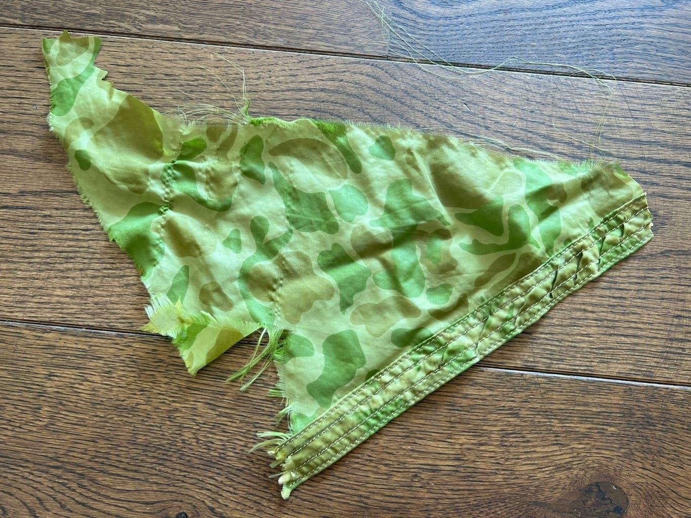 WO2 Amerikaans Airborne stuk orig. parachute stof Best 101st, Verzamelen, Militaria | Tweede Wereldoorlog, Amerika, Verzenden