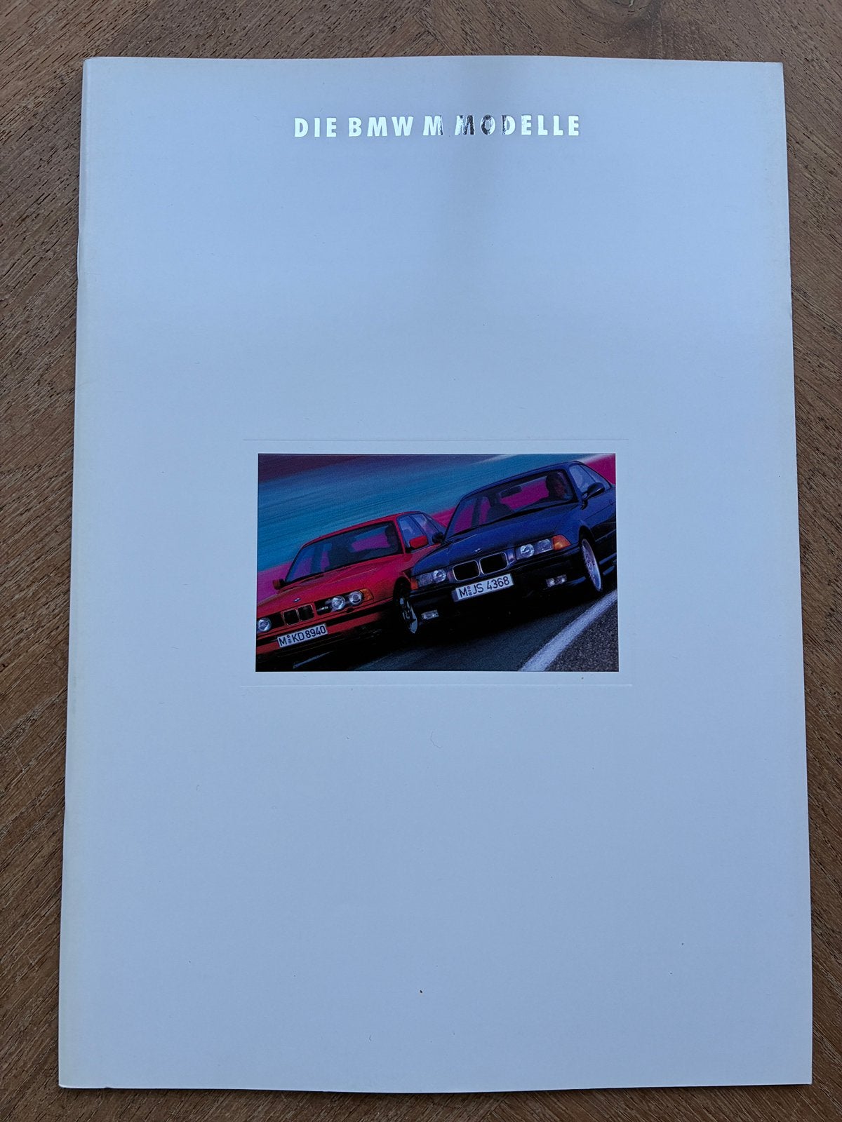 BMW M3 E36 M5 E34 brochure 2/92, Boeken, Verzenden, Zo goed als nieuw, BMW