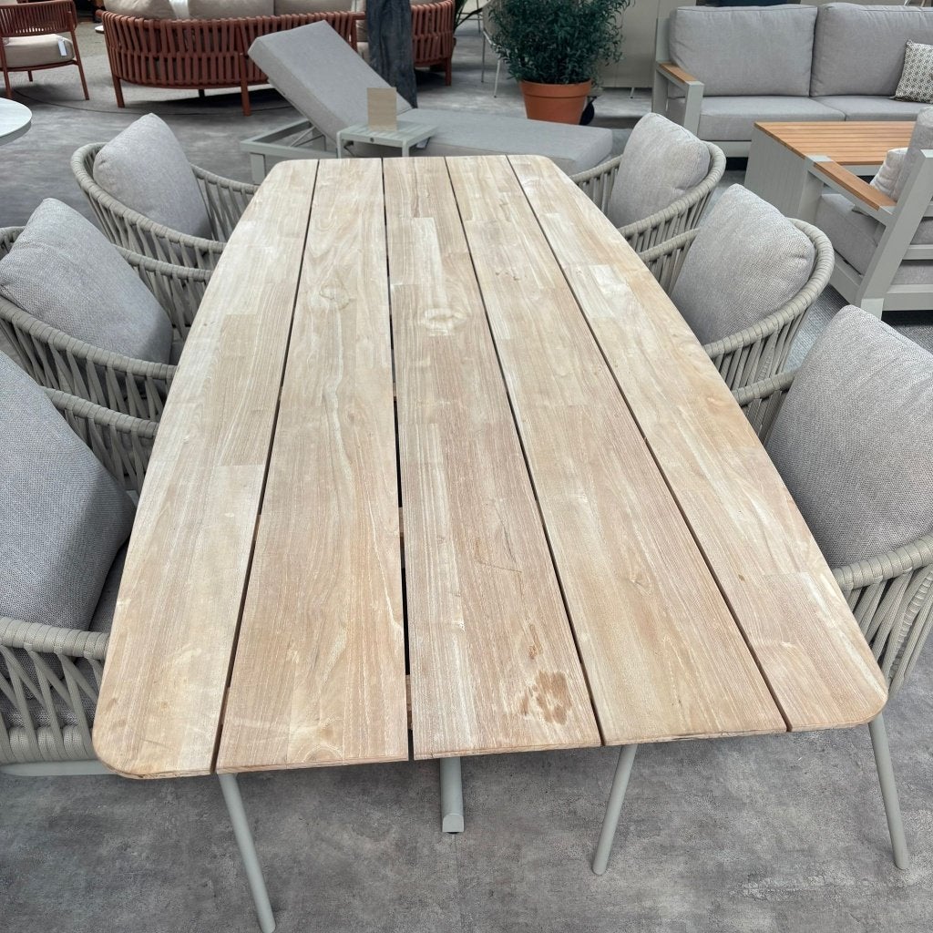 Comillas - Salema Tuinset | Showroommodel, Tuin en Terras, Ophalen, Gebruikt, 6 zitplaatsen, Teakhout