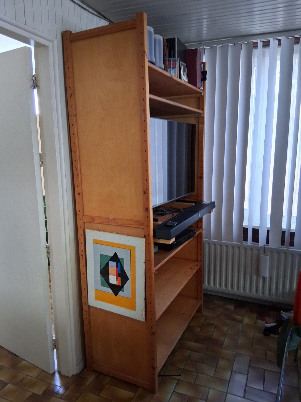 lundia stellingkast van hout, Huis en Inrichting, Kasten | Stellingkasten, Ophalen of Verzenden, Gebruikt