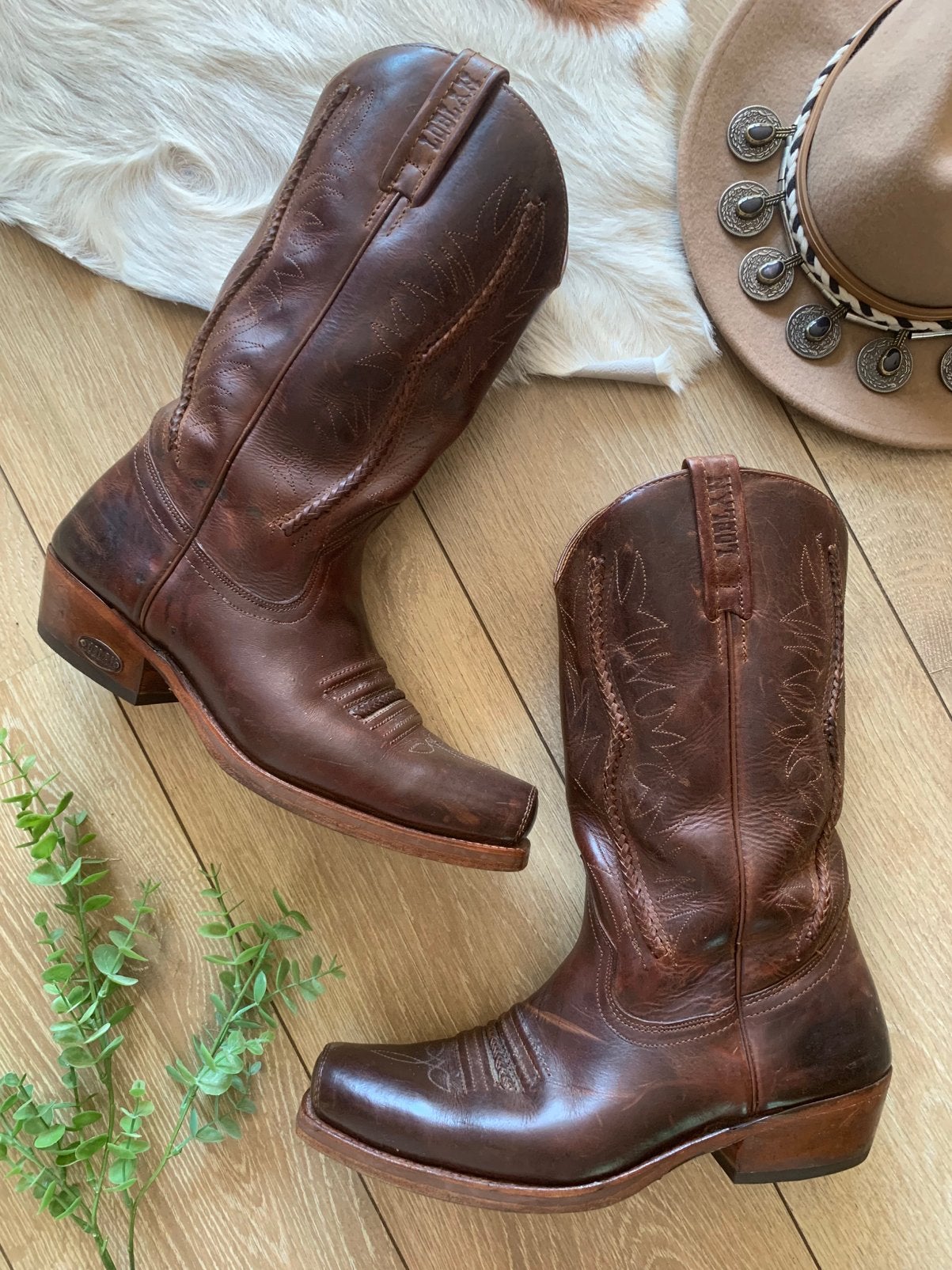 Loblan cowboylaarzen 45 western boots bohemian laarzen, -, Boots, Ophalen of Verzenden, Zo goed als nieuw