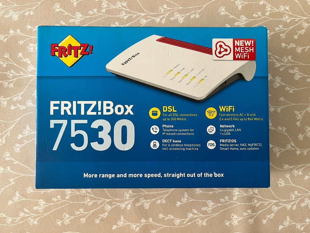 Fritz!Box 7530, Ophalen of Verzenden, Zo goed als nieuw, Router met modem, Fritz!Box