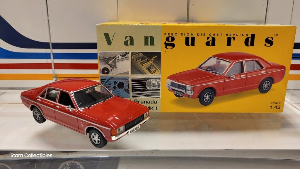 Vanguards Ford Granada MK1 Flame Red, Overige merken, Auto, Ophalen of Verzenden, Zo goed als nieuw