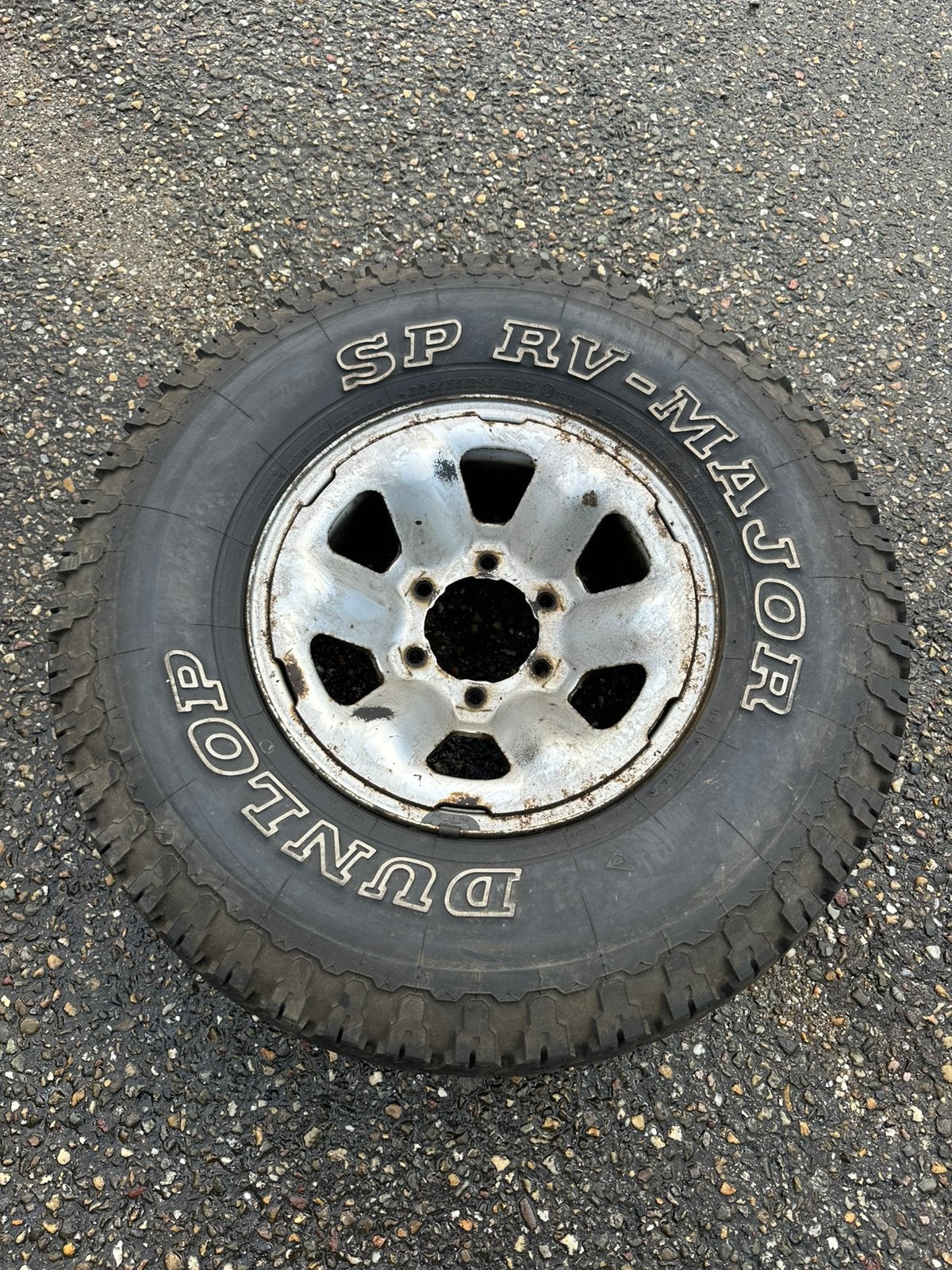 Toyota Landcruiser set staal, Ophalen, Gebruikt, 15 inch, 265 mm
