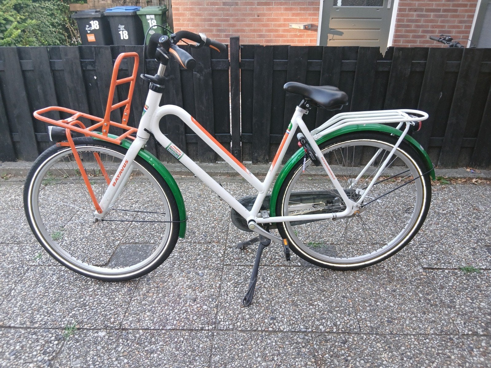Mooie betave fiets met versnellingen, Ophalen, Terugtraprem, Versnellingen, Batavus