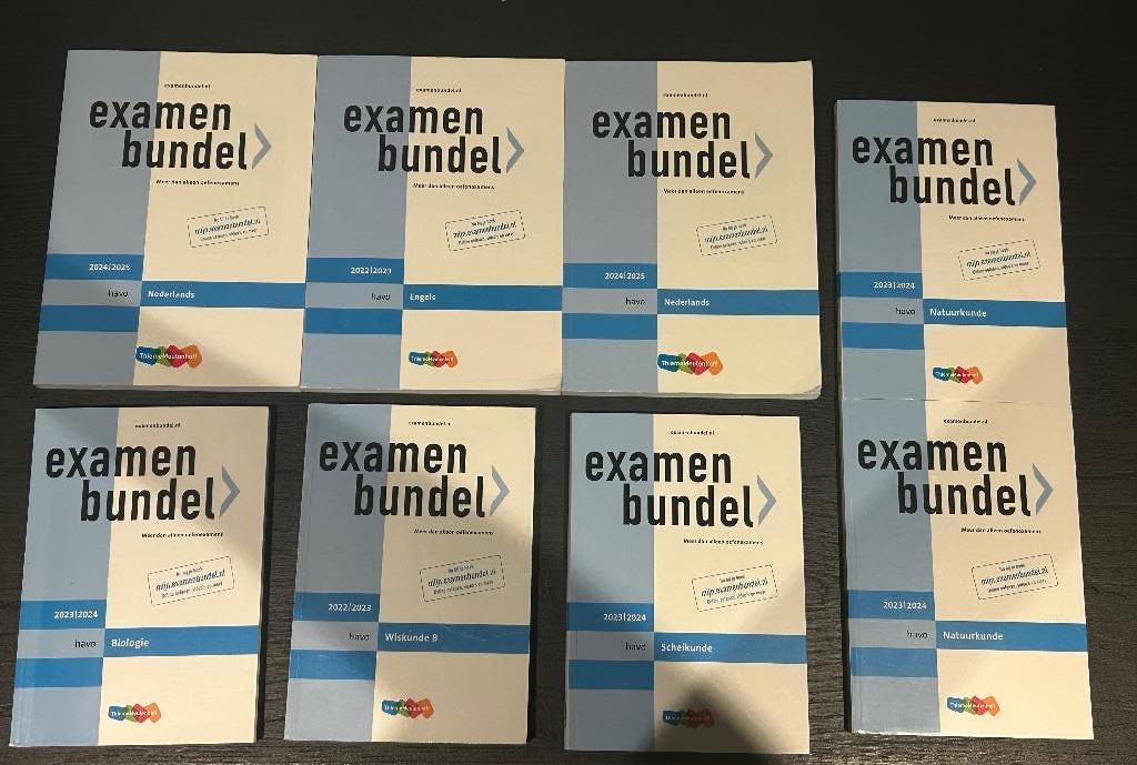Examenbundels HAVO, Biologie, Ophalen of Verzenden, Zo goed als nieuw, HAVO