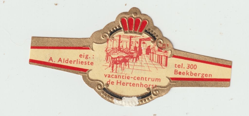 reclamen no 209  de hertenhorst  beekbergen, Ophalen of Verzenden, Luciferdoosjes of -merken
