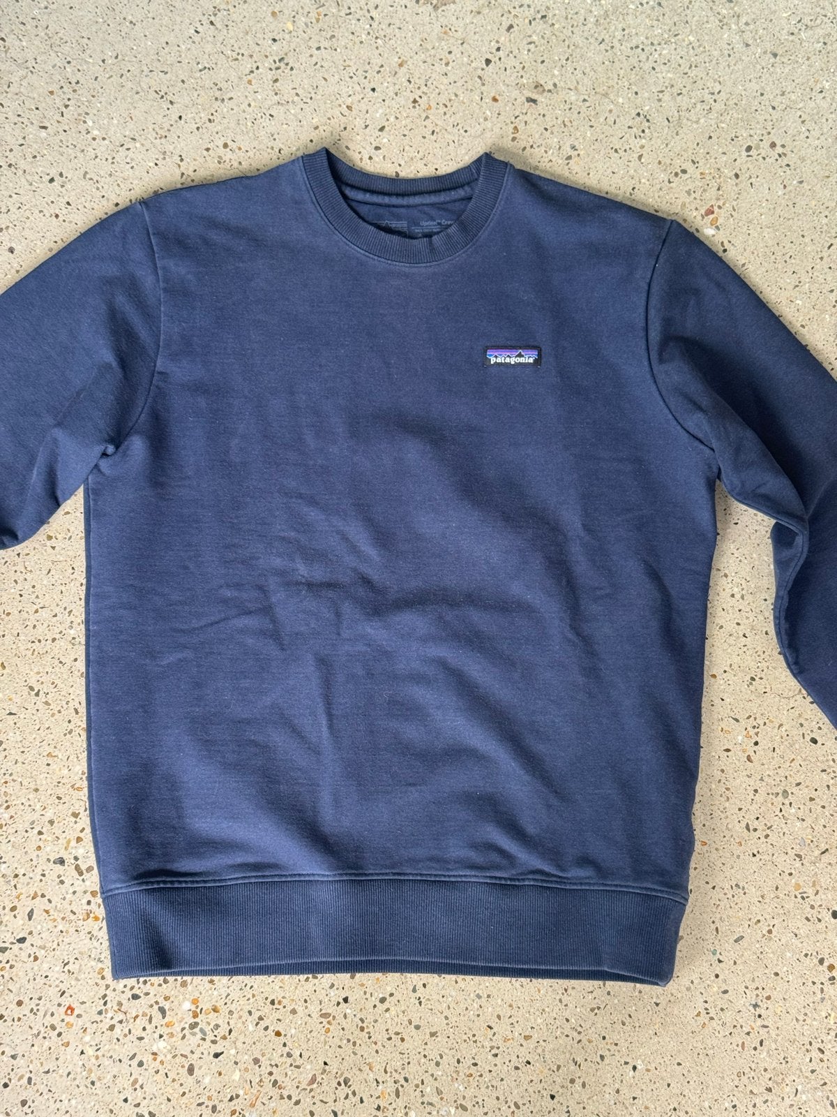 Patagonia sweater donkerblauw maat M, Ophalen of Verzenden, Zo goed als nieuw, Maat 48/50 (M), Blauw