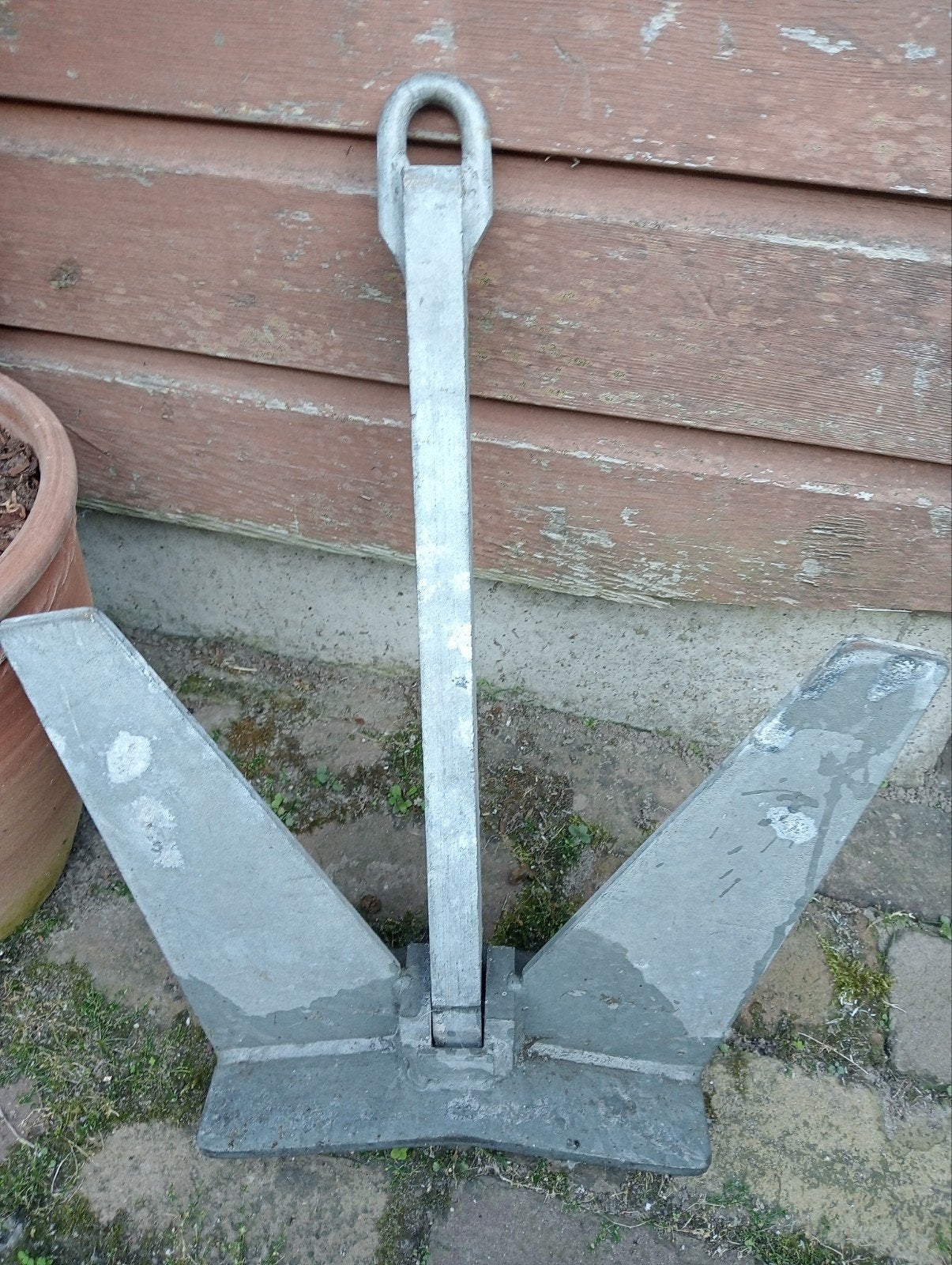 Pool anker 9kg, Ophalen of Verzenden, Zo goed als nieuw, Ankeren en Afmeren, Zeilboot of Motorboot