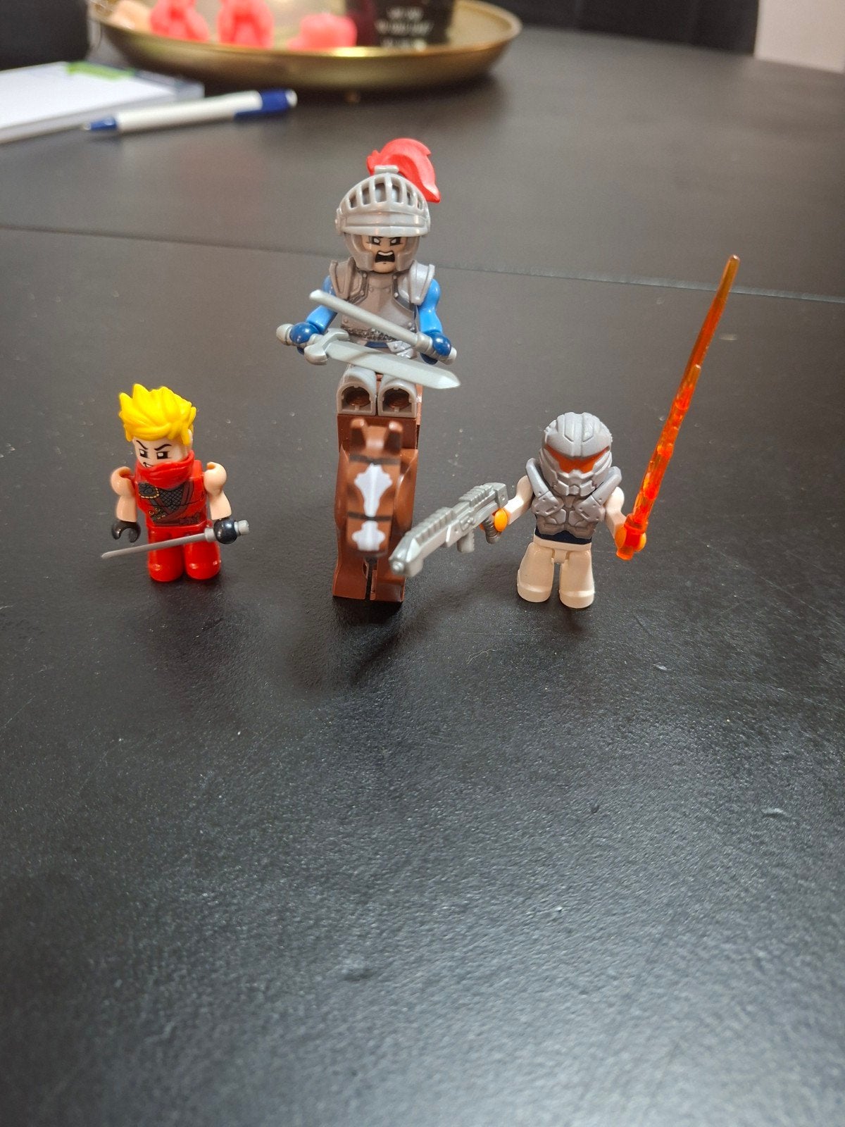 Mega Construx figuren: ridder, ninja en sci-fi soldaat, Ophalen of Verzenden, Zo goed als nieuw