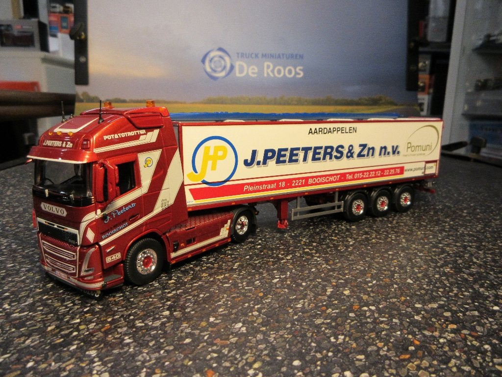 Tekno Volvo FH5 J. Peeters & Zn. met certificaat, Ophalen of Verzenden, Nieuw, Bus of Vrachtwagen, Tekno