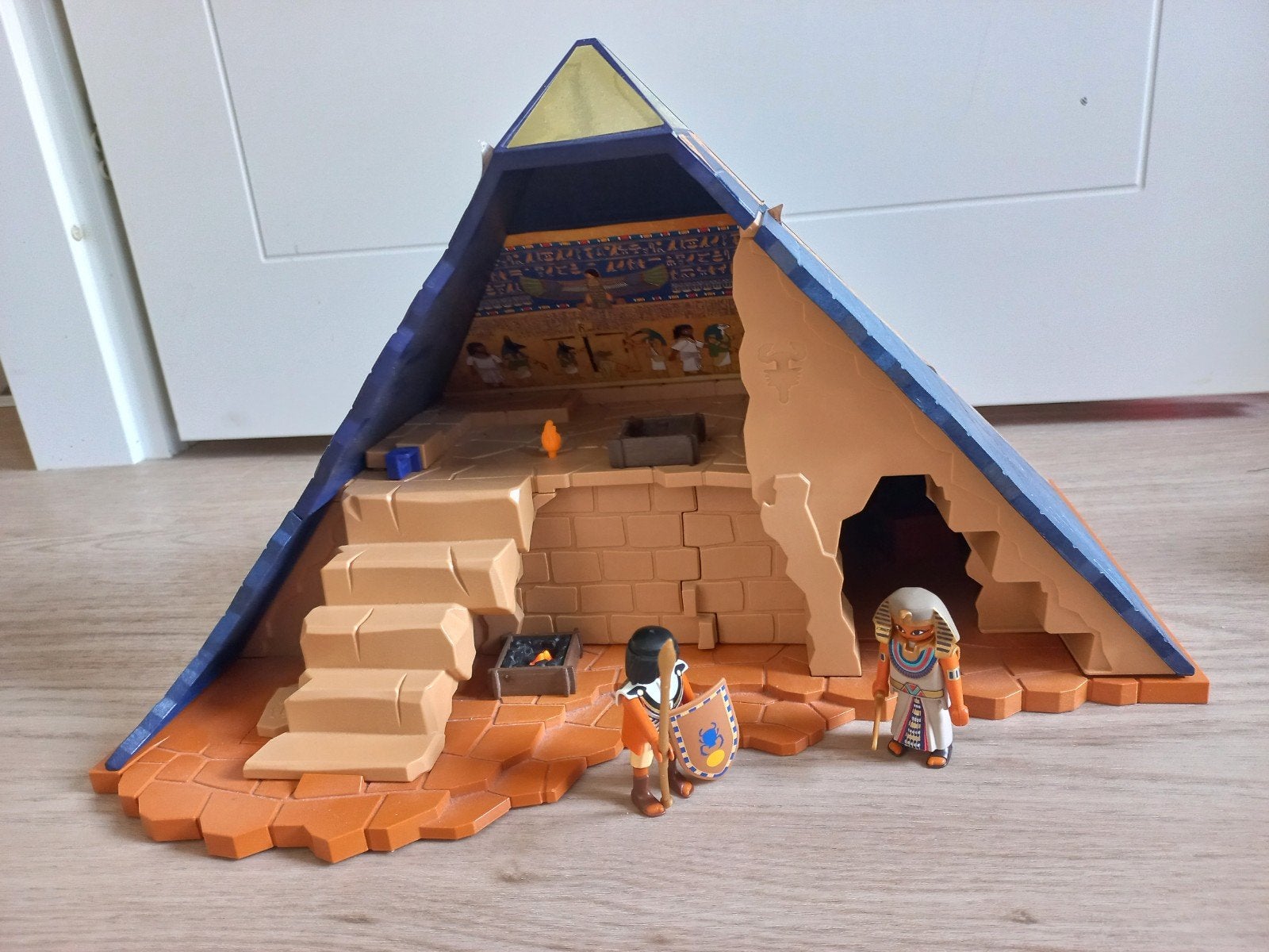 Playmobil piramide met mummy, Gebruikt, Gebouw, Losse onderdelen, Ophalen of Verzenden