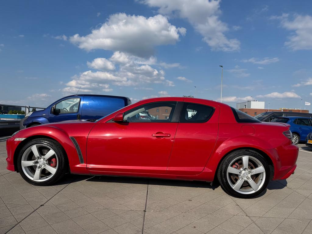 Mazda RX-8 1.3 Renesis HP Clima Cruise Leer Camera StoelVerw, Auto's, 1308 cc, Achterwielaandrijving, Gebruikt, 4 stoelen