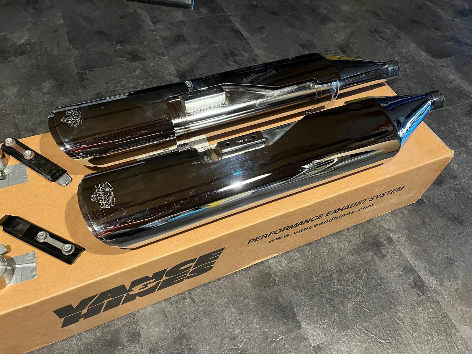 Harley Davidson Vance & Hines Uitlaat Dempers, Ophalen of Verzenden, Gebruikt