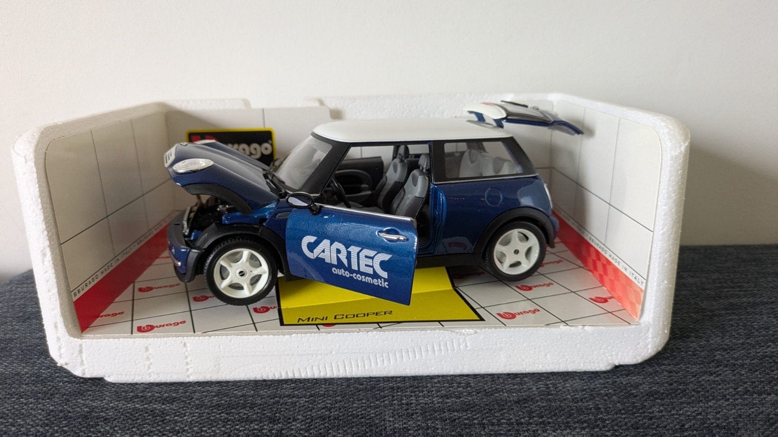 Mini cooper type 2001 bburago, Ophalen, Nieuw, Auto, Bburago