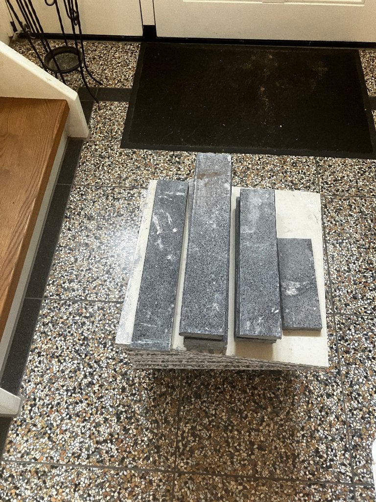 9x Terrazzo vloertegel 40x40 cm Granito Roma - 1,44 m2, Ophalen, Graniet, Nieuw, 20 tot 40 cm