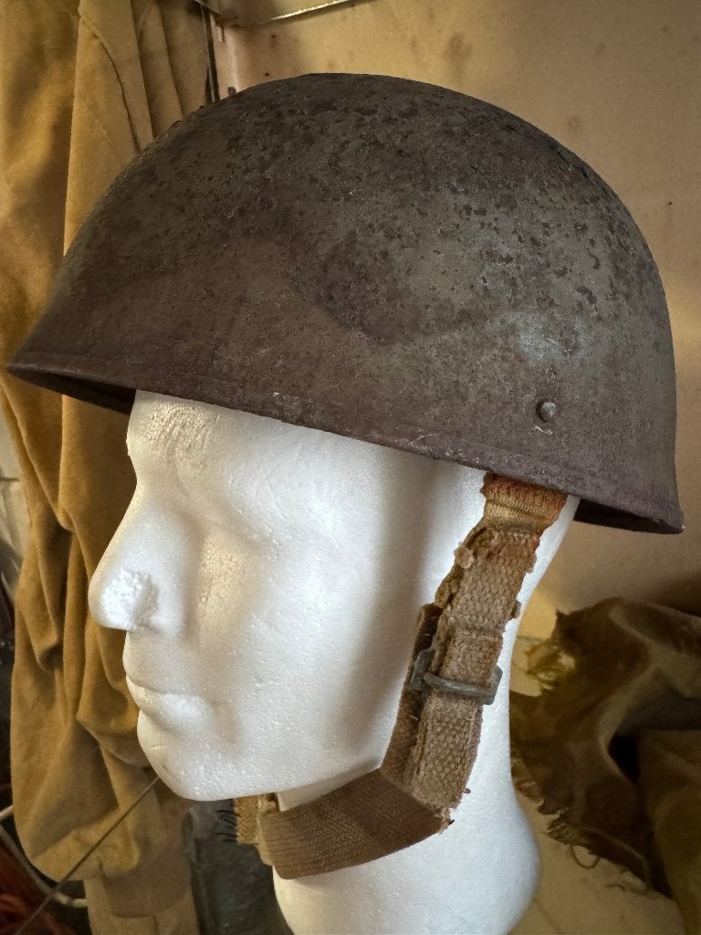 Britse Tankhelm wo2  RAC RECC, Ophalen of Verzenden, Landmacht, Engeland, Helm of Baret