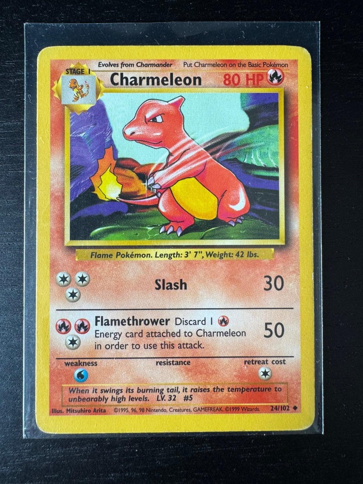 Charmeleon, base set, Ophalen of Verzenden, Zo goed als nieuw