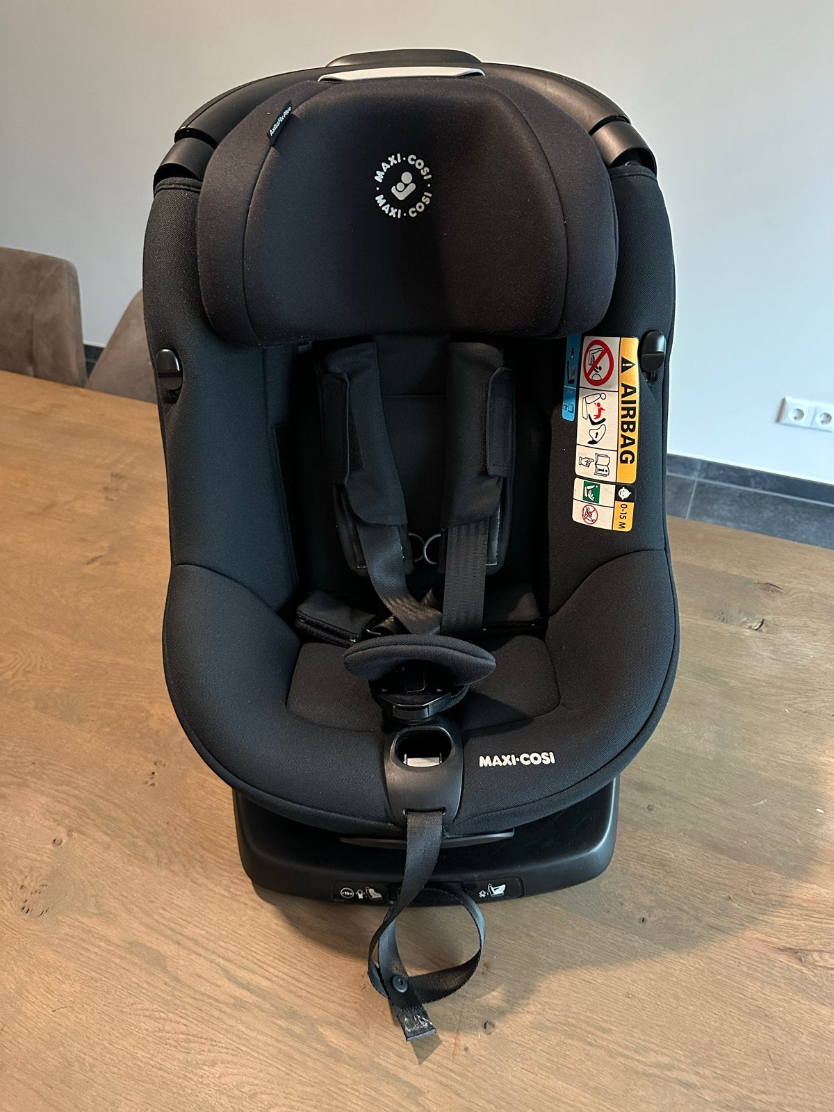 Maxi-Cosi Axissfix plus autostoel 360 draaibaar Isofix, Ophalen, 0 t/m 18 kg, Verstelbare rugleuning, Zo goed als nieuw