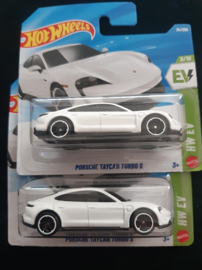 Hotwheels Porsche Taycan Turbo S, Ophalen of Verzenden, Auto