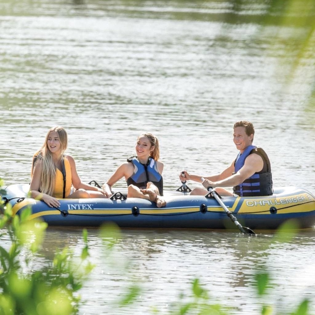 Schipper gezocht voor Intex Challenger 3, Watersport en Boten, Kano's, Zo goed als nieuw, Overige typen, Drie personen of meer