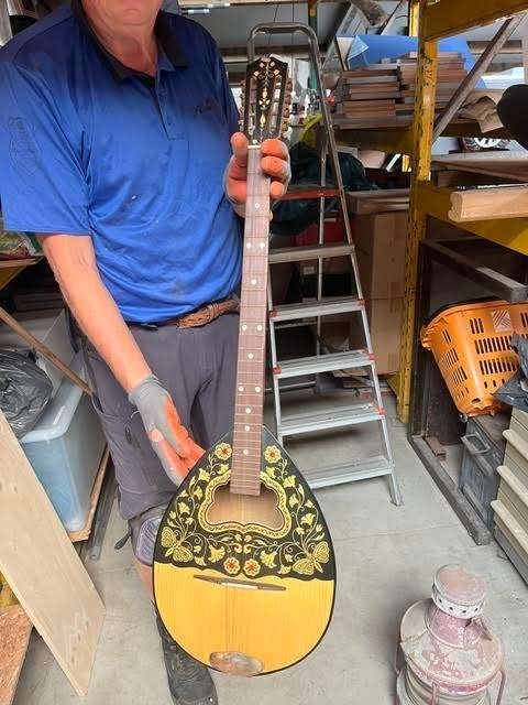 luit, Muziek en Instrumenten, Ophalen of Verzenden, Gebruikt, Klassieke of Spaanse gitaar, Met koffer