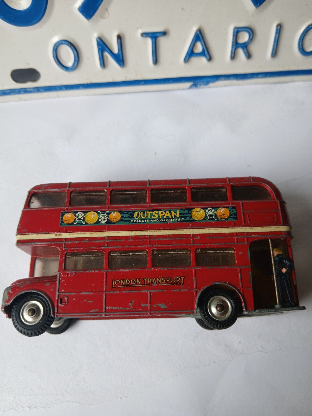 Roadmaster bus "Corgi/Outspan" . Corgi toys, Hobby en Vrije tijd, Ophalen of Verzenden, Gebruikt, Auto, Corgi