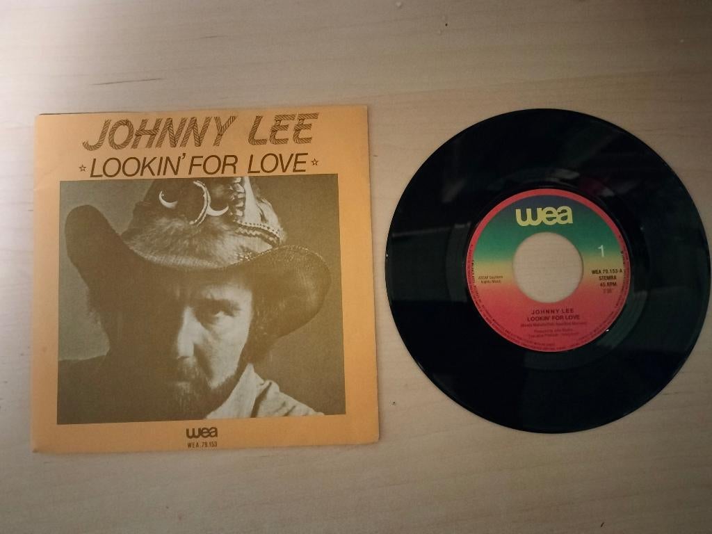 Johnny Lee - Lookin' for love / Eagles - Lyin' eyes, Gebruikt, 7 inch, Single, Ophalen of Verzenden
