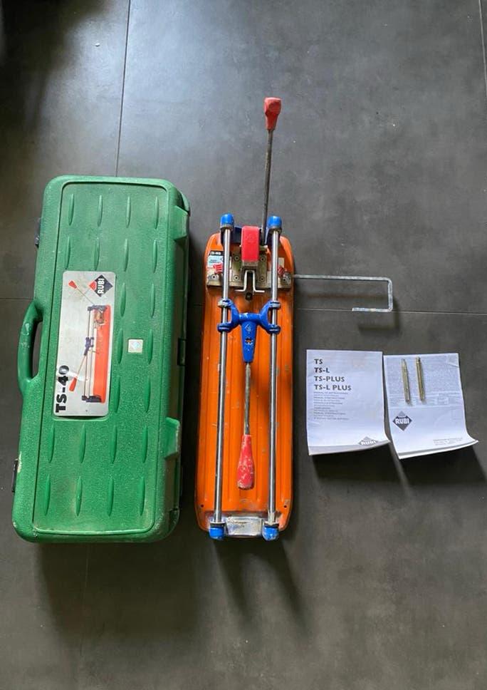 Rubi TS-40 tegelsnijder, Ophalen of Verzenden, Zo goed als nieuw