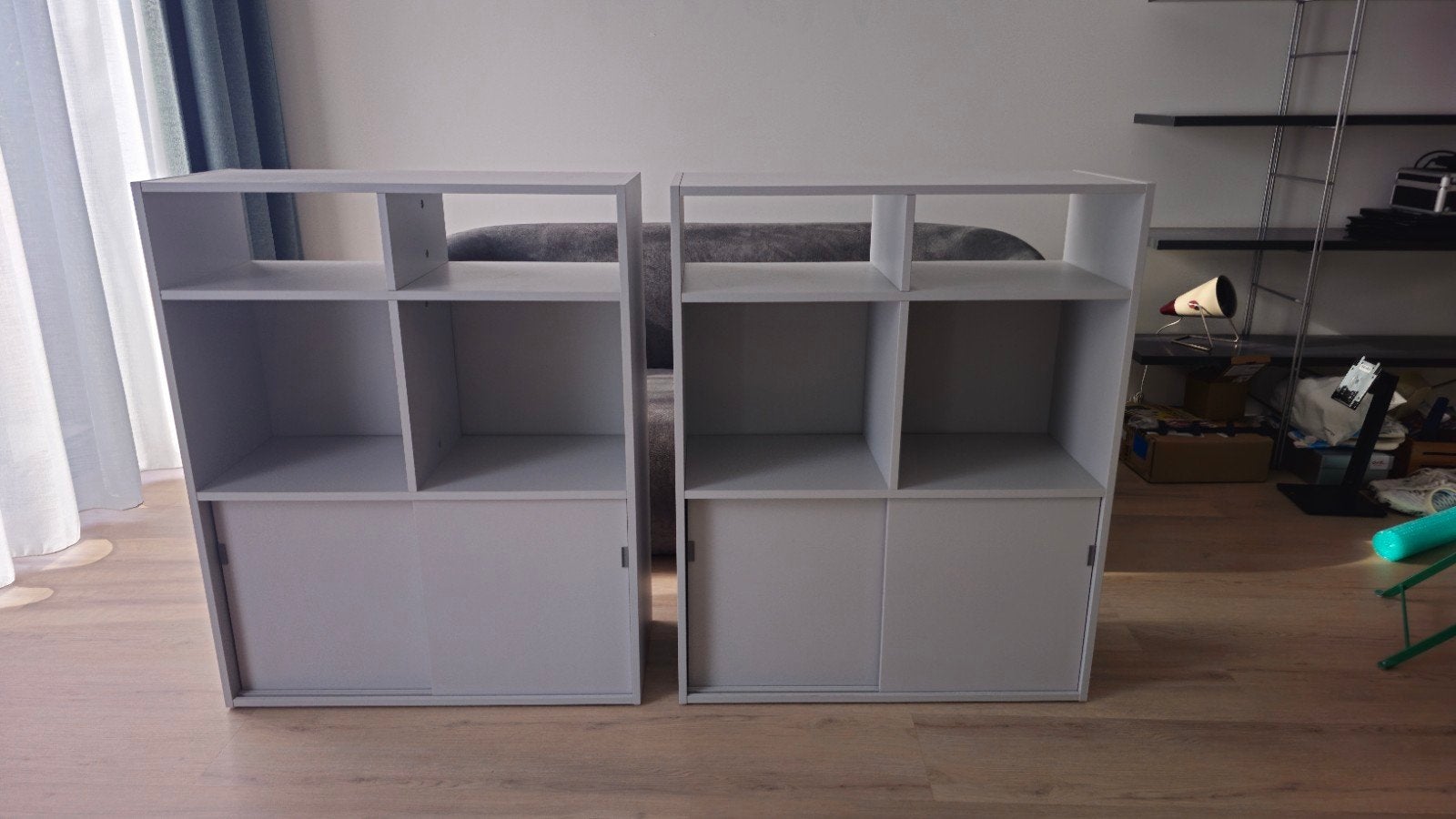 Set van 2 IKEA kasten - Lichtgrijs, Ophalen