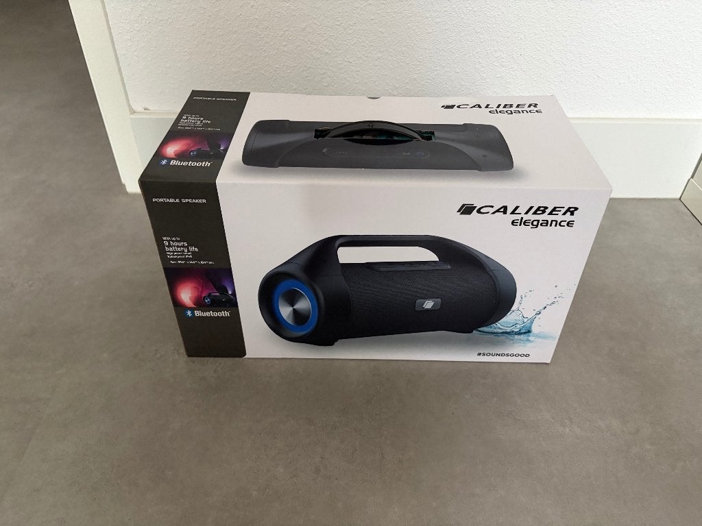 Caliber Elegance speaker (SPATWATERDICHT) (NIEUW IN DOOS !!), Overige merken, Nieuw, Ophalen of Verzenden, Bluetooth