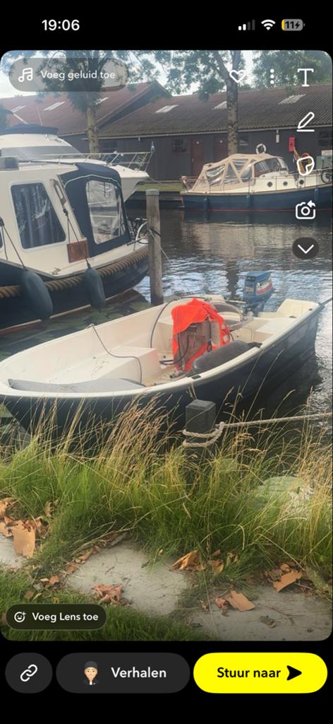 Seavinder 430 met 12 pk Yamaha buitenboordmotor, Watersport en Boten, Bootonderdelen, Gebruikt, Ophalen of Verzenden
