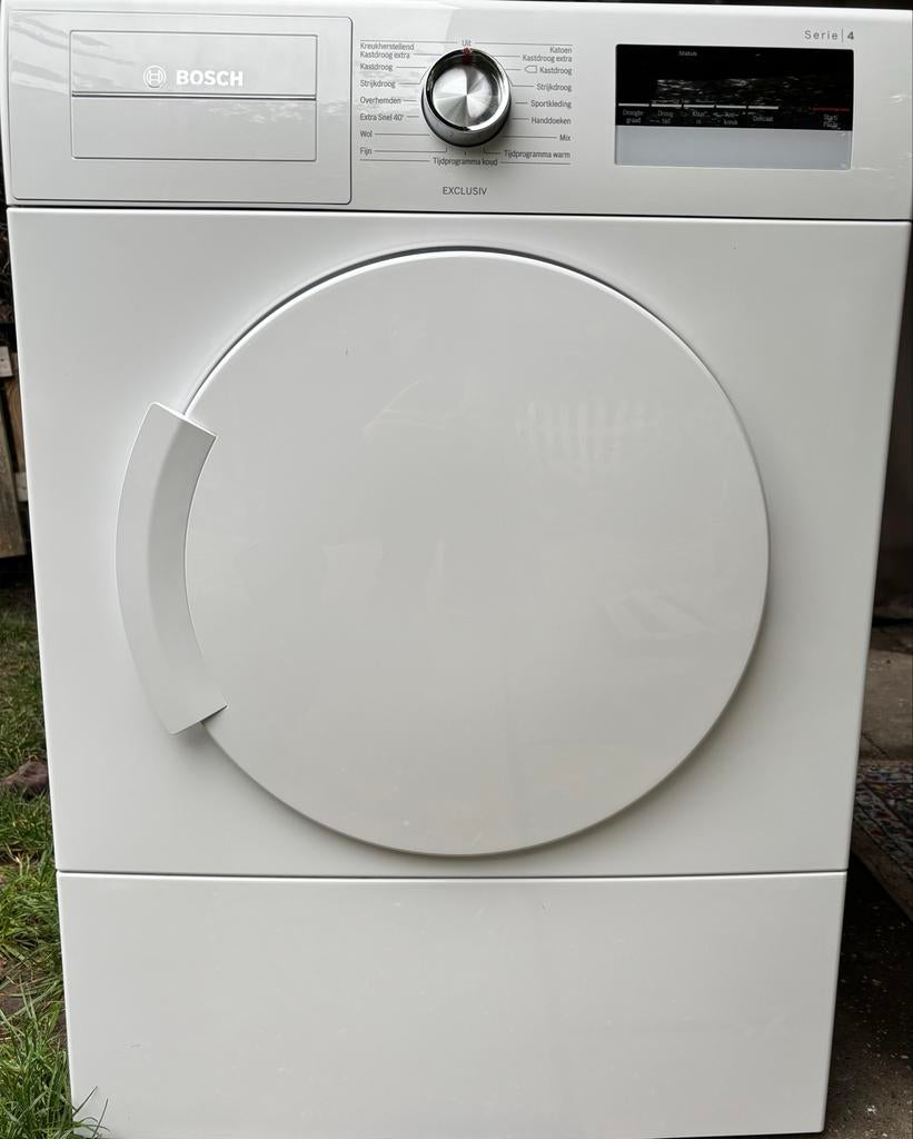 Bosch Warmtepompdroger Serie 4 - Goede staat, snel droog!, Ophalen, Gebruikt, 8 tot 10 kg, 85 tot 90 cm
