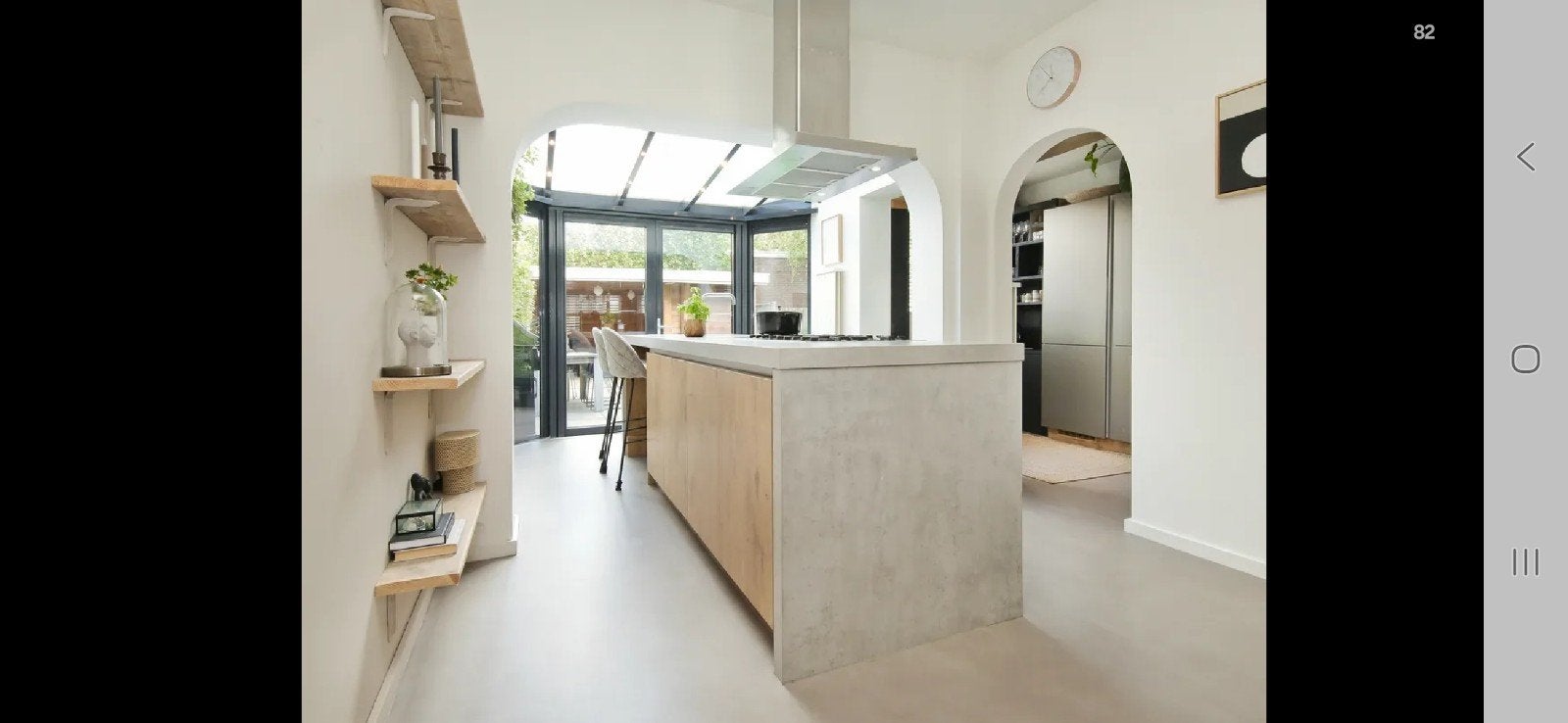 Ballerina / Stox Design kookeiland en apparatuur, Huis en Inrichting, Ophalen, Gebruikt, Grijs, Met kookeiland