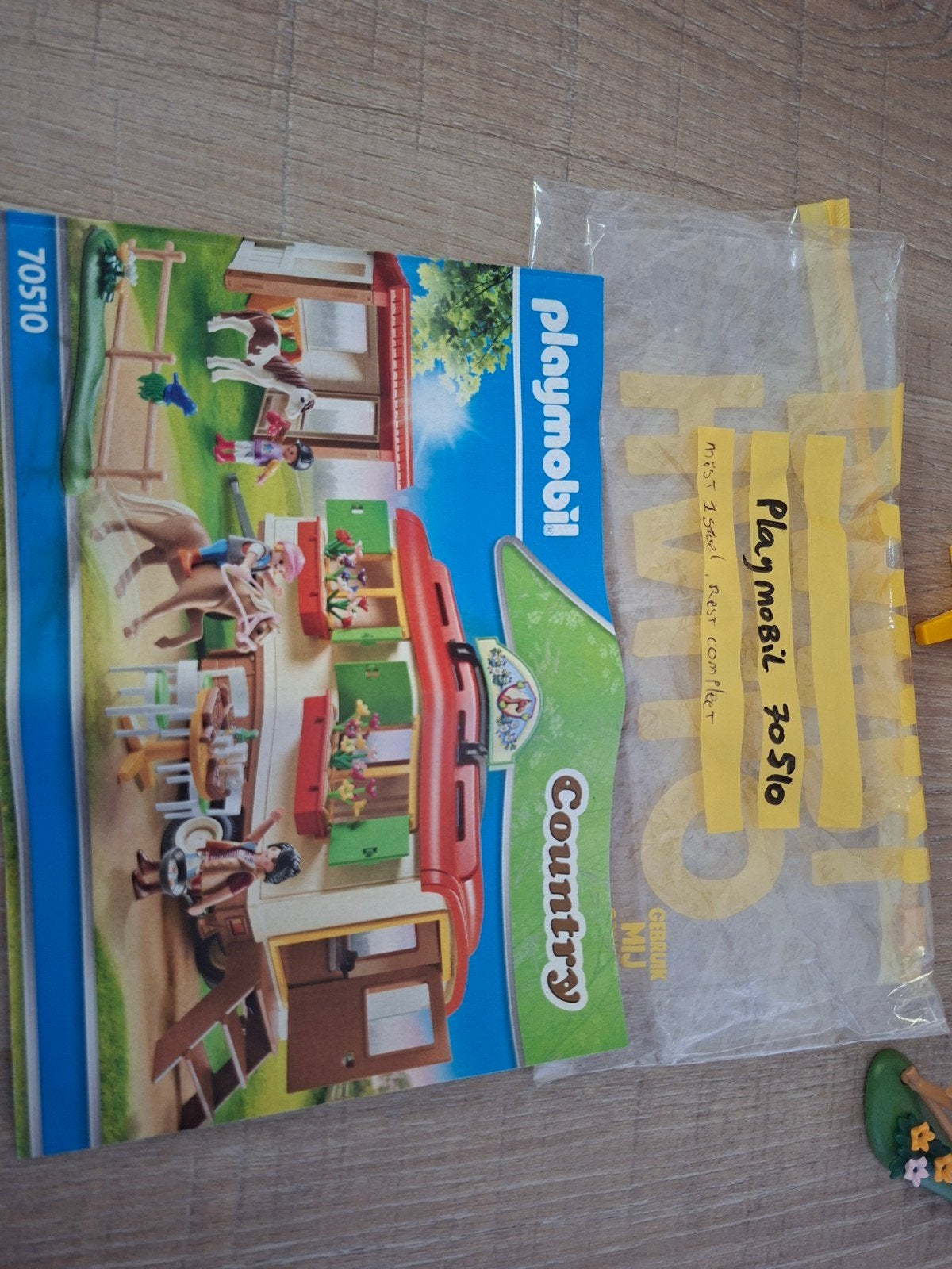 playmobil ponykamp aanhanger 70510, Ophalen, Gebruikt, Country