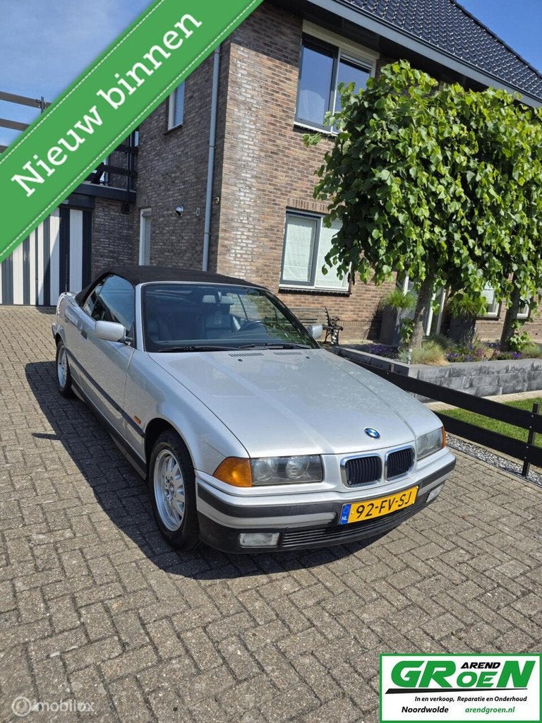 BMW 3-serie Cabrio 318i ExecutiveComfort cruise clima airco, Euro 2, 1345 kg, Achterwielaandrijving, Gebruikt