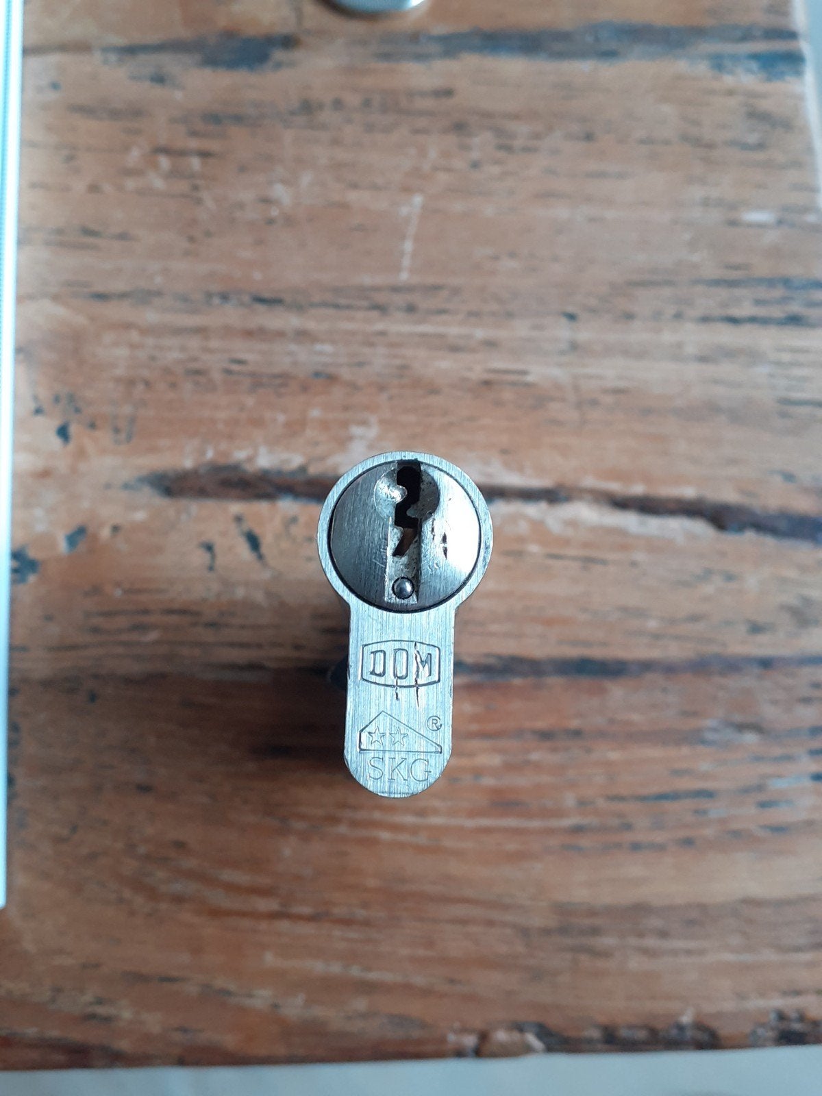 Hele cilinder, Ophalen of Verzenden, Rvs, Slot