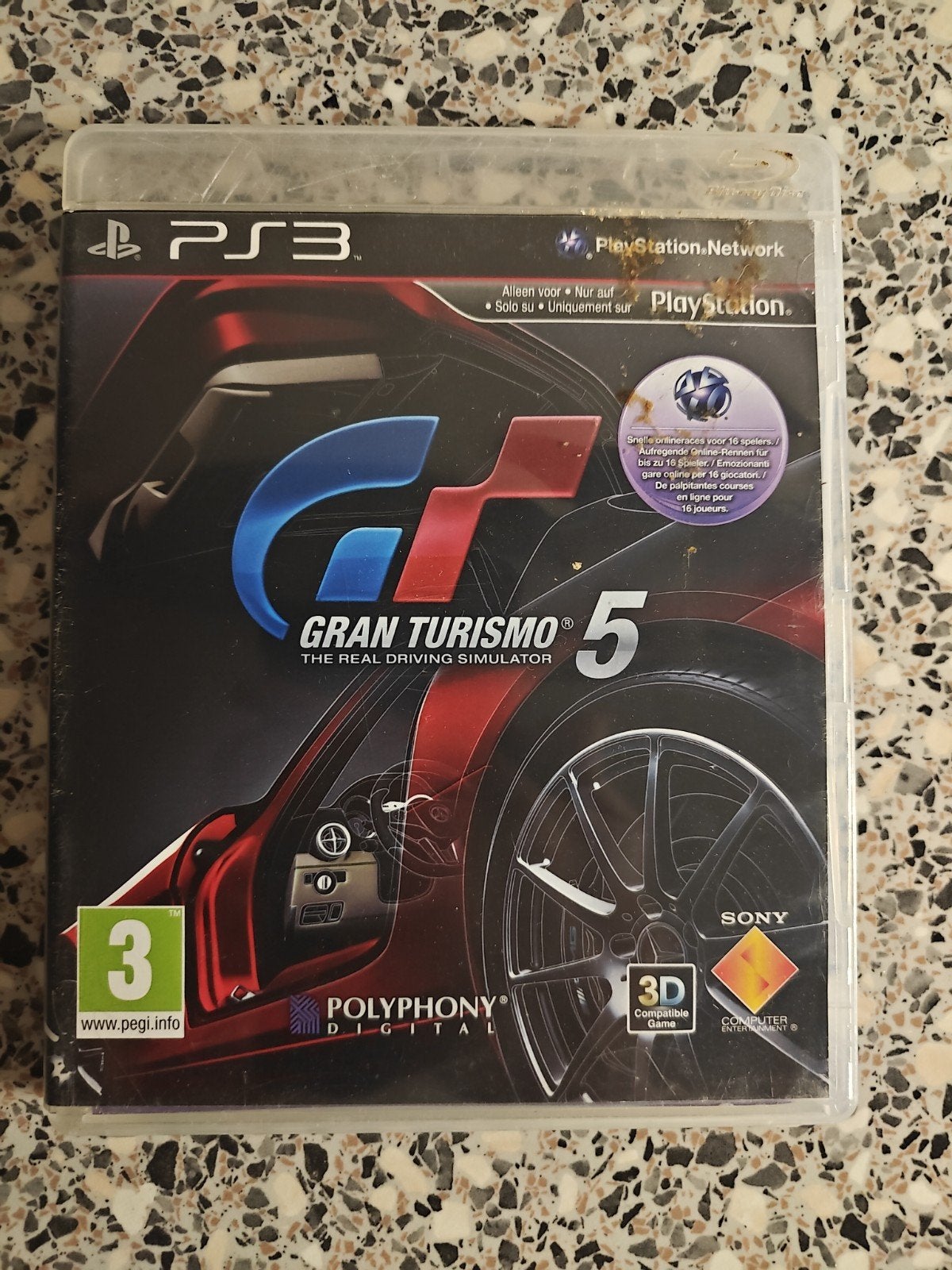 Gran Turismo 5, PS3, 1 speler, Racen en Vliegen, Ophalen of Verzenden, Zo goed als nieuw