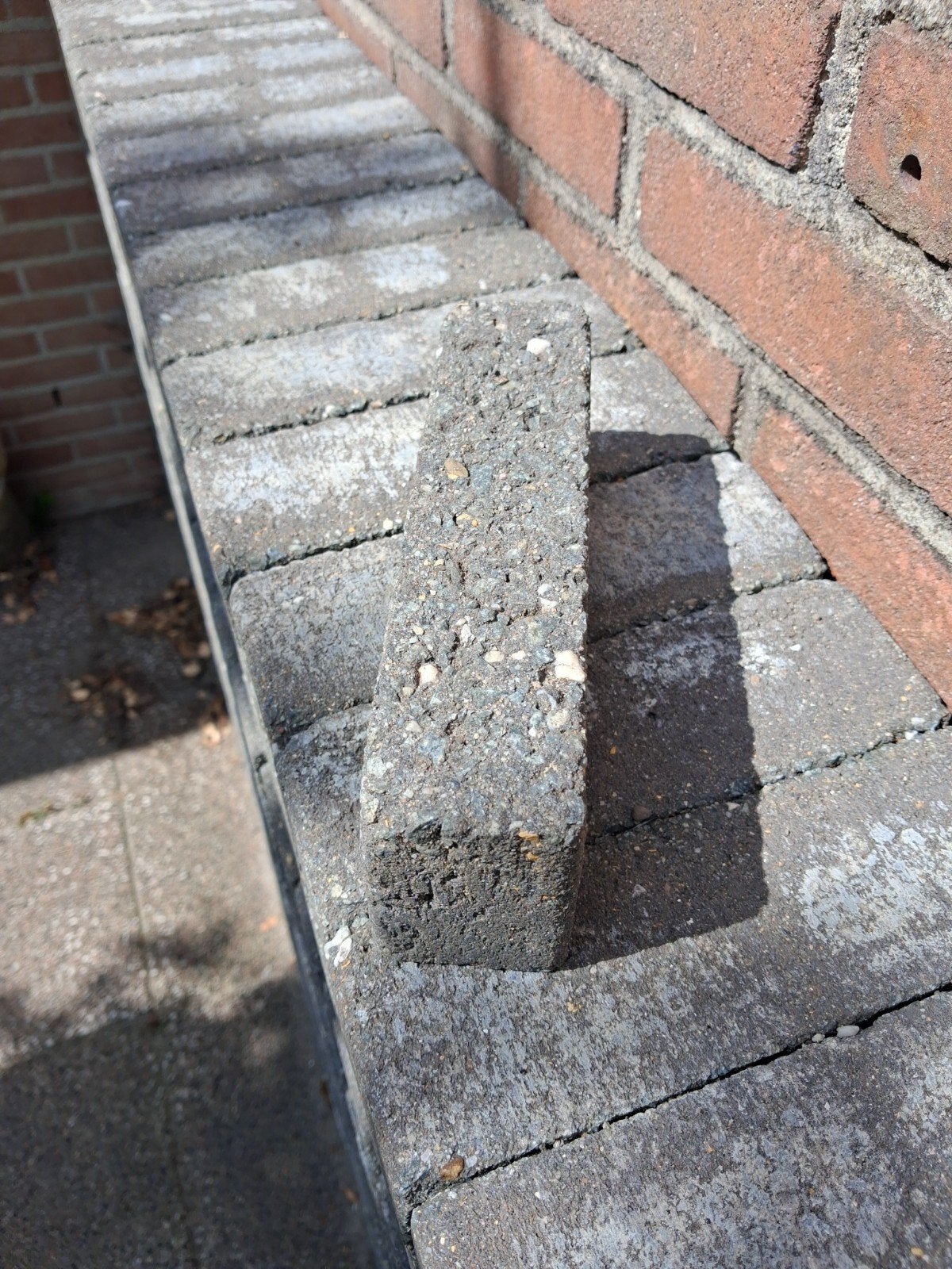 Steentjes/klinkers ca 5x15, Tuin en Terras, Ophalen, Gebruikt, Overige materialen