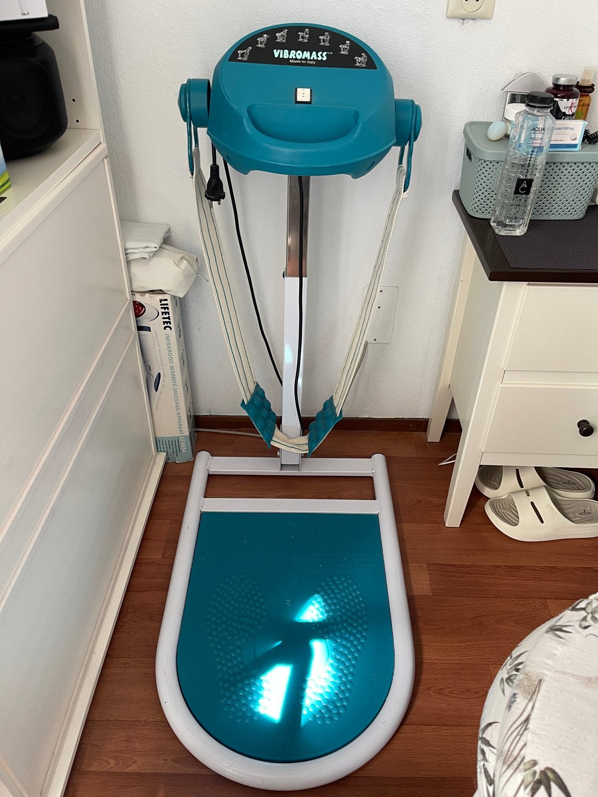 Vibromass trilplaat met massagebanden - Zo goed als nieuw, Ophalen of Verzenden, Zo goed als nieuw, Armen, Overige typen