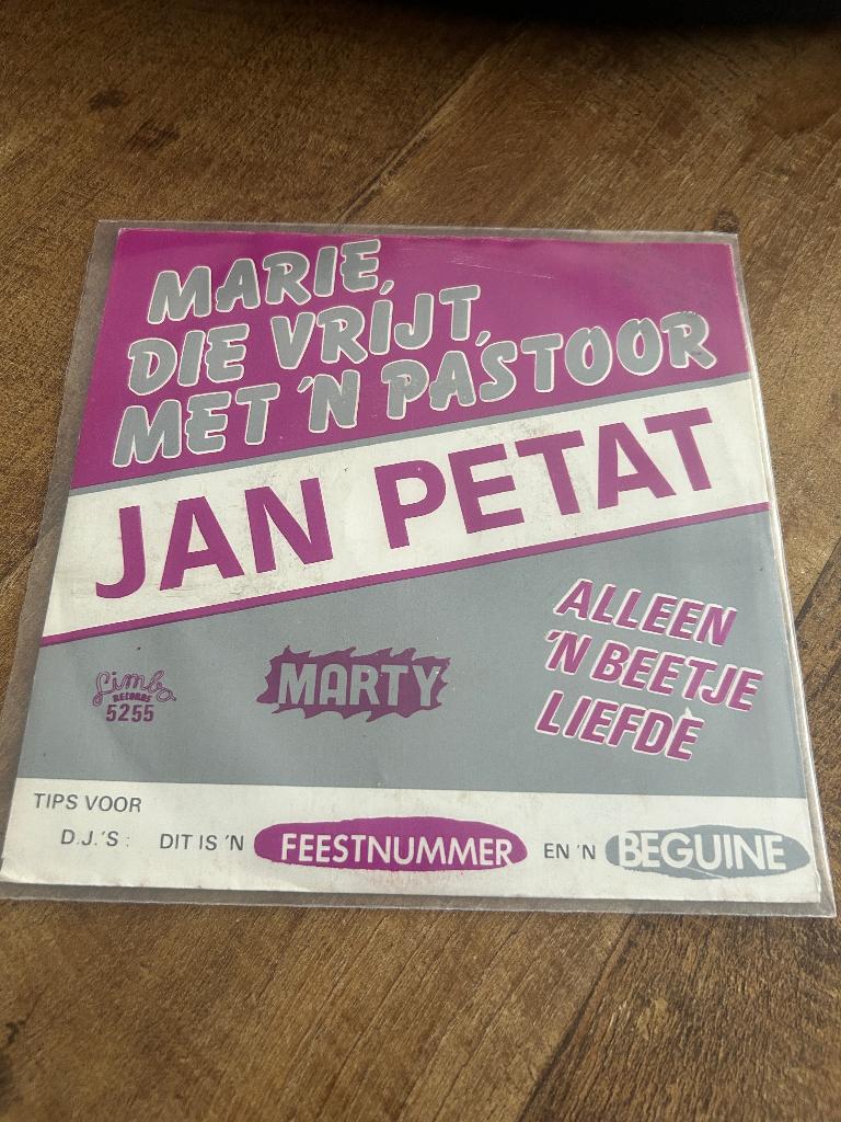 Jan Petat-Marie die vrijt met ''n pastoor., Cd's en Dvd's, Vinyl Singles, 7 inch, Single, Ophalen of Verzenden, Zo goed als nieuw