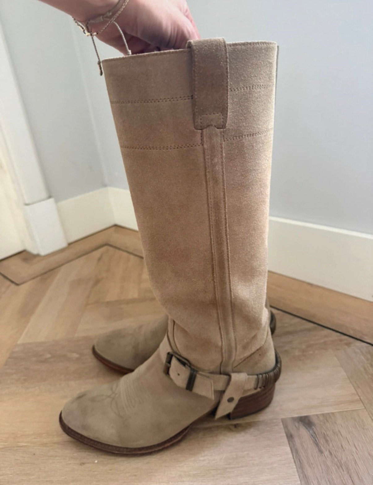 Sendra laarzen maat 39, Kleding | Dames, Schoenen, Zo goed als nieuw, Hoge laarzen, Beige, Ophalen of Verzenden