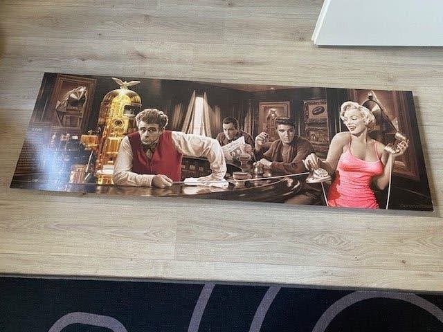 Wandpaneel schilderij, Ophalen, 50 – 75, Gebruikt, 125 cm of meer