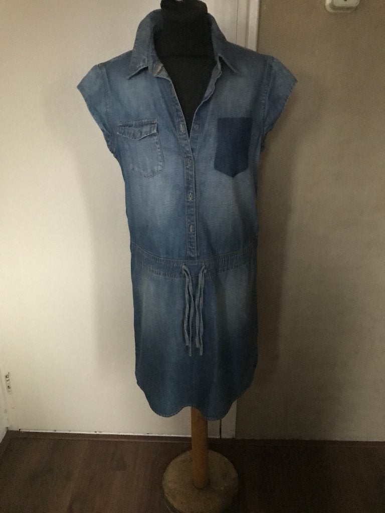 spijkerjurk (Esprit), Blauw, Ophalen of Verzenden, Maat 36 (S), Gedragen