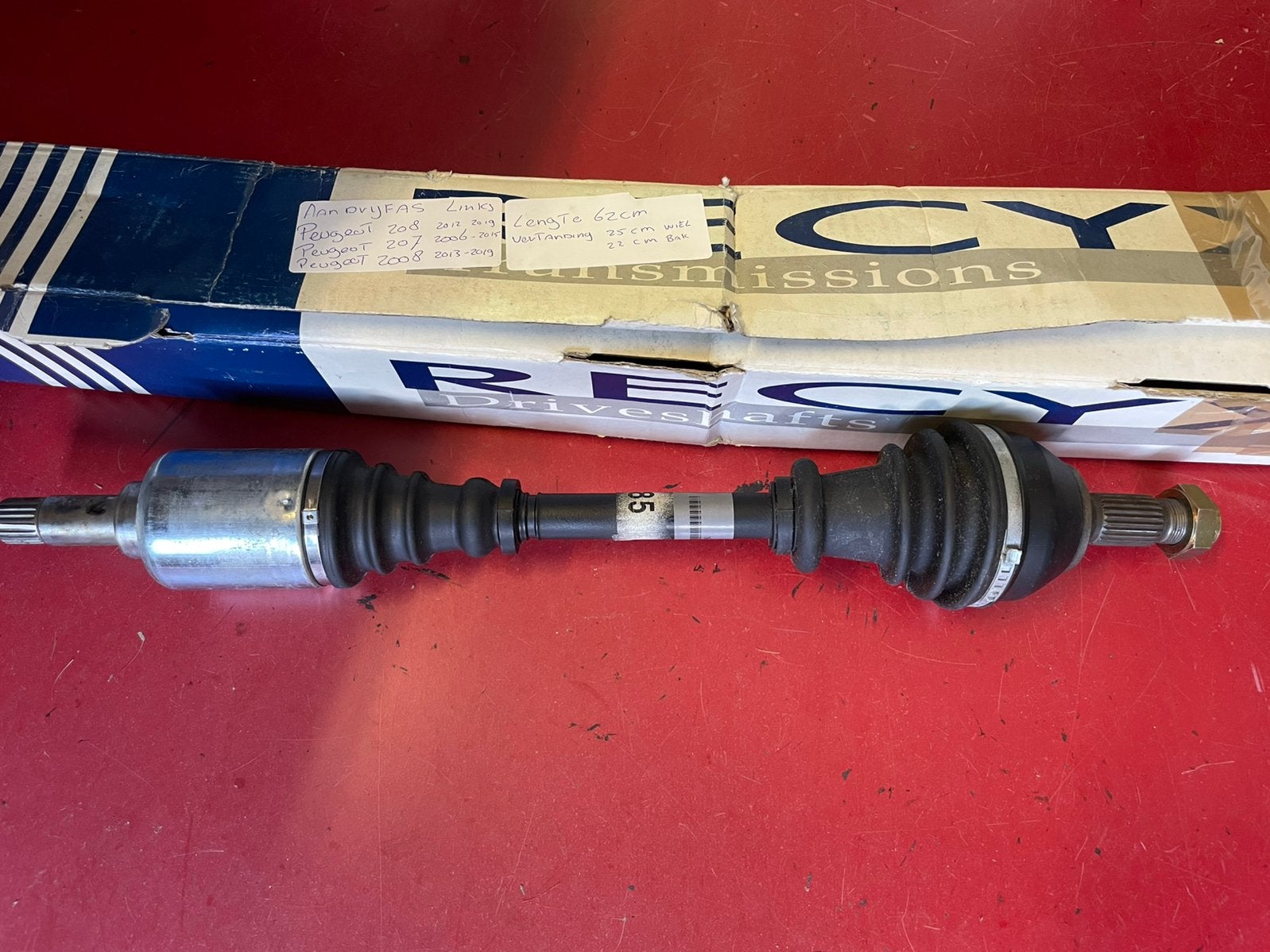 Nieuwe linker aandrijfas Peugeot 207 208 2008, Ophalen of Verzenden