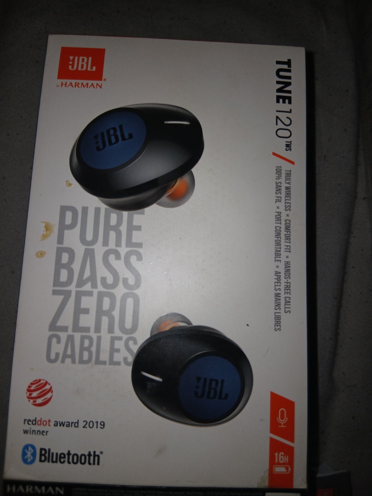 Jbl pure bass oordoppen, Ophalen of Verzenden, Zo goed als nieuw
