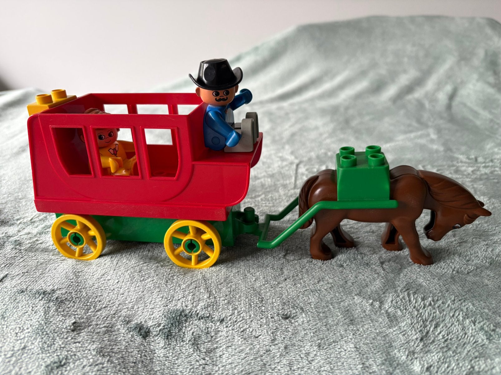 Duplo koets met paard, Ophalen of Verzenden, Gebruikt, Duplo